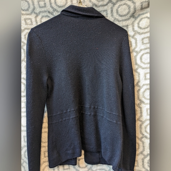 Talbot's sweater blazer. Navy. Size small. - Picture 4 of 5